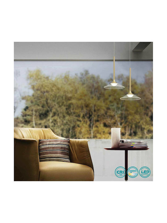 Ideal Lux Tristan Sp 256429 Ρυθμιζόμενο Κρεμαστό Φωτιστικό Λευκό Καμπάνα 18x43x28εκ. - second view